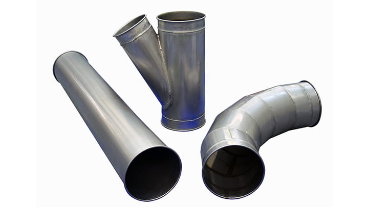 Nordfab Quick-Fit heavy gauge stainless steel ducting
